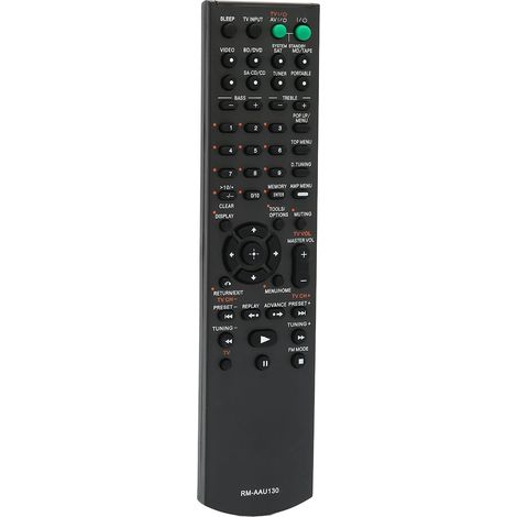 Universelle Ersatzfernbedienung RMAAU130, kompatibel mit Sony DVD/Audio-Receivern STRKM7, STRDH800 und STRK1600. (1/5)