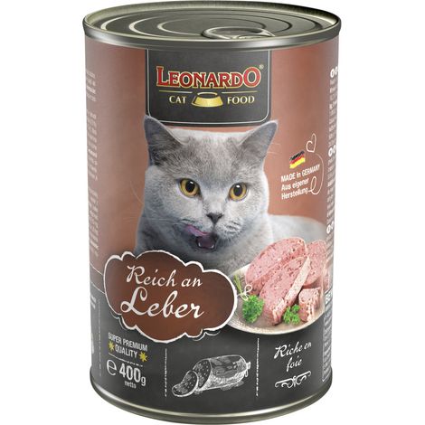 Leonardo Reich an Leber 400 g Nassfutter Katze