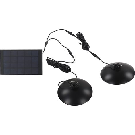 Suspension solaire LED étanche à induction, éclairage contrôlé par induction, lampe solaire de jardin à charge automatique, design divisé en deux parties. (1/5)
