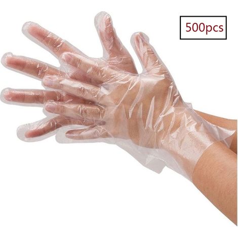 Gants Jetables - Polyéthylène PE - Stériles - Ambidextres - Pour Usage Médical et Industriel - Lot de 500 (1/5)