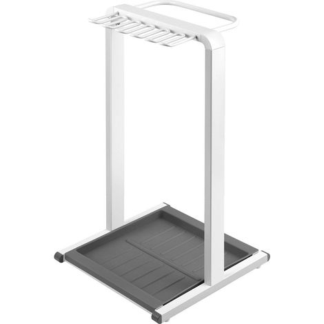 Maclean MC-472 Ständer für Regenschirme modern weiß (1/2)
