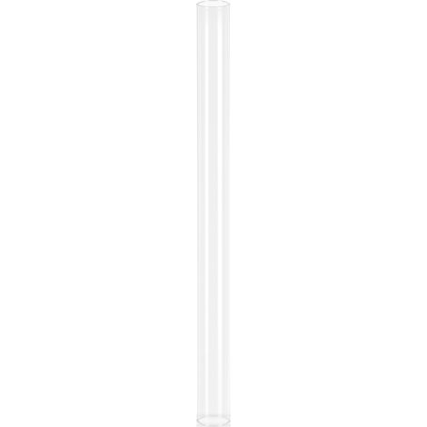 TolleTour Glasrohr Ersatzglas 100 cm Ø 8 cm, 3 mm Borosilikatglas, Ersatz-Glasröhre für Pellet Feuersäule und Feuerrohr (1/5)