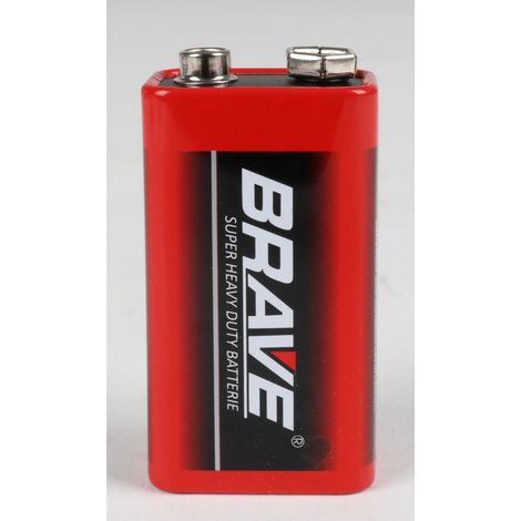 10x Brave Batterien 2er 9V 6F22 Super Stark Industrial Universal Strom Akku (1/5)