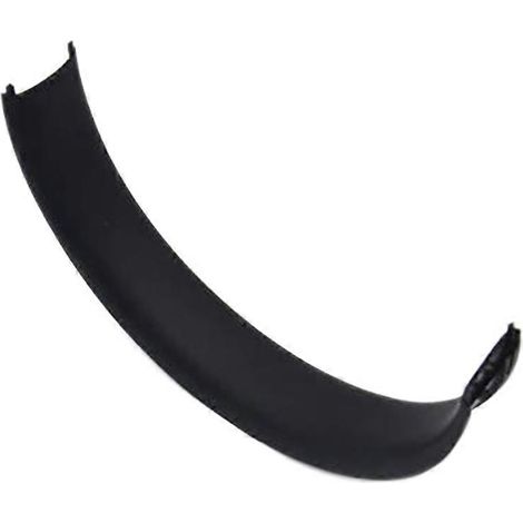 Ersatz-Kopfbügelpolster aus Leder und Gummi für Beats Solo 2.0 und 3.0 Wireless-Kopfhörer, Schwarz (1/5)