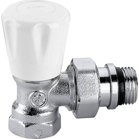 Valvola manuale per radiatori con attacchi diritti 3/8" Caleffi 412302  3/8” (1/2)