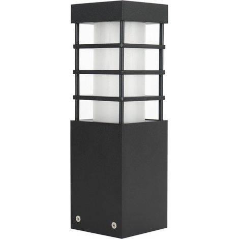 Paletto da giardino 25cm E27 nero IP54 SU-MA RADO II (1/5)