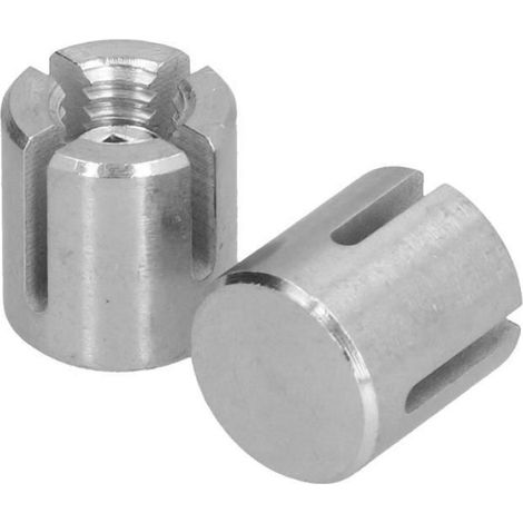 Serre-Câble Croisé - Acier Inoxydable T316 - Pour Garde-Corps Câbles Extérieur Intérieur - 10 Pièces (1/4)