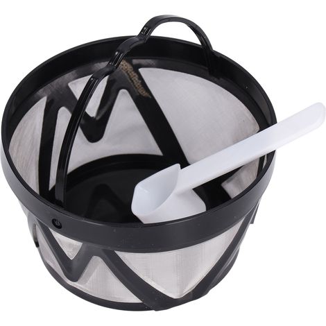Mr Coffee M Schwarzer Kaffeefilter, Filterkorb für Filterkaffeemaschinen, großer Wassertank, kompatibles Ersatzteil, Sieb für gemahlenen Kaffee. (1/5)