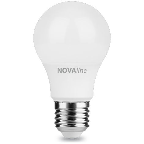 Lampadina Led Goccia 8,5 W E27, Luce Fredda 6500 K NOVALINE