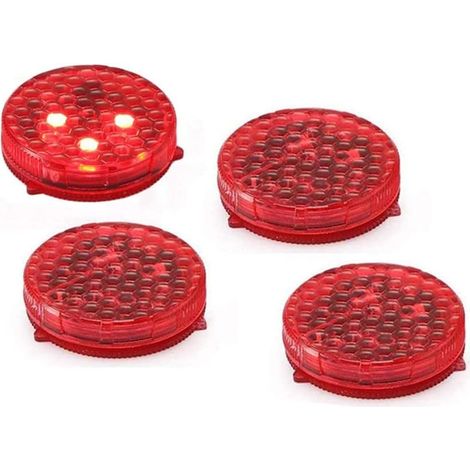4er-Pack universelle LED-Sicherheitsleuchten mit Antikollisions-Autotüralarm (1/5)