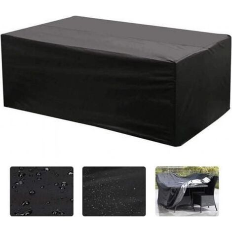 Housse de Salon, Table Rectangulaire Oxford pour Meubles de Jardin UV Protection (213 x 132 x 74 cm) (1/4)