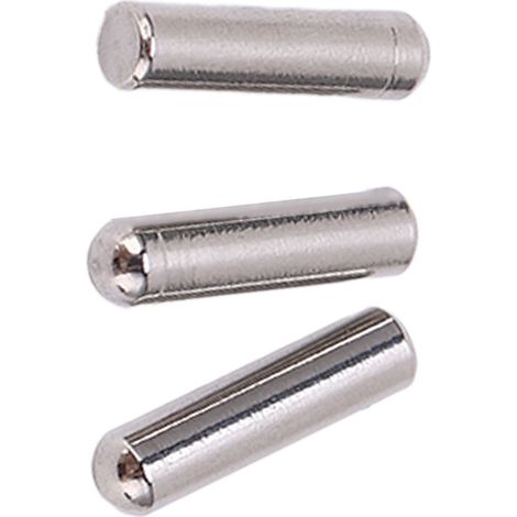 Cheville de positionnement inox 2,5x10mm, lot de 100, haute dureté, résistance à la corrosion, axe de centrage pour machines et usinage. (1/5)
