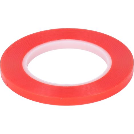 Doppelseitiges, ringförmiges PET-Klebeband, wasserdichte Abdichtung zum Sichern von Gegenständen, rot, 20 mm (0,79 Zoll), 2er-Packung (1/5)