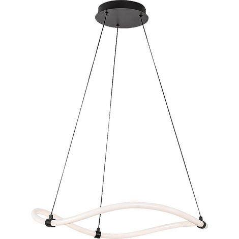 Lampada a sospensione LED Rabalux Serena Ø64cm nera (1/5)