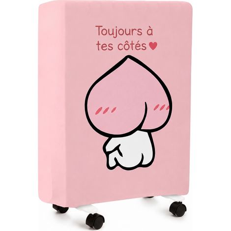 Housse anti-poussière pour radiateur bain d'huile motif pêche rose petite taille 40-60 55-60 réf 5435 140 g – Livraison gratuite