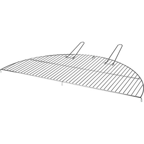Ac-Deco – Grille de barbecue demi-grille en acier 80 cm – Pour brasero 80 cm – Dimensions L 82,5 x P 42 x H 2,3 cm (1/4)