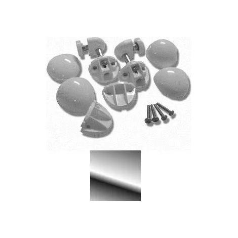 Kit cuscinetto superiore per muro KING 2P Novellini, cromo.