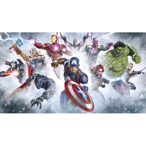 Komar Wandtapete - Marvel Avengers Strike - 250 x 450 cm - Vlies (1/2)