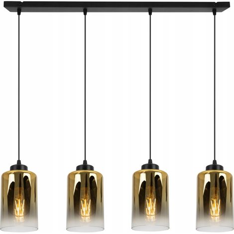 MODERNE ELEGANTE HÄNGELAMPE MIT GLASSCHIRM