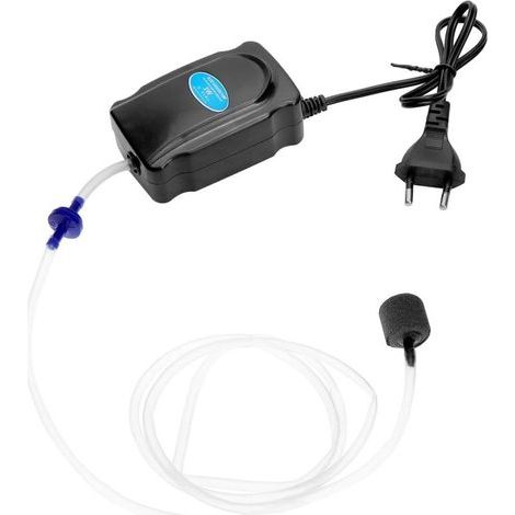 Leise Aquarium-Luftpumpe – Komplettset – 2 l/min – 3 W – Leise – Fördermenge: 5 bis 300 l (1/5)