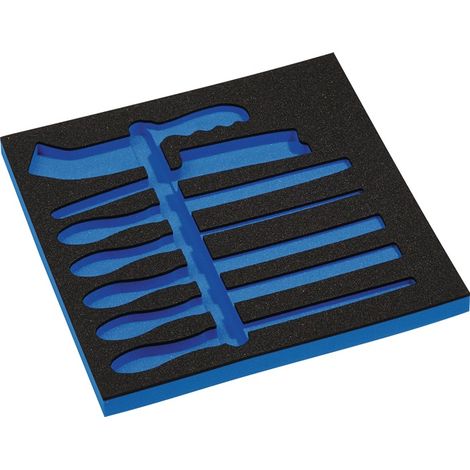 PROMAT Werkzeugmodul Leereinlage 2/3-Modul 4000 871 246, 7-teilig (1/4)