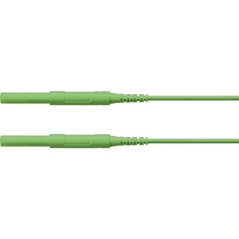 Schützinger Puntali di sicurezza Spina 4 mm Spina 4 mm 50.00 cm Verde 1 pz. (1/2)
