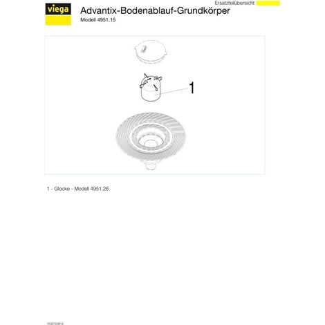 VIEGA 284954 Bonde de sol Advantix 4951.15 (1/5)
