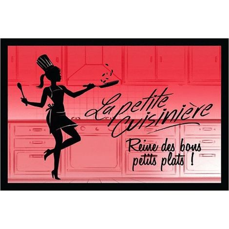 Humorous Rug - VDF - The Little Cook - Black - Modern - 40x60 cm