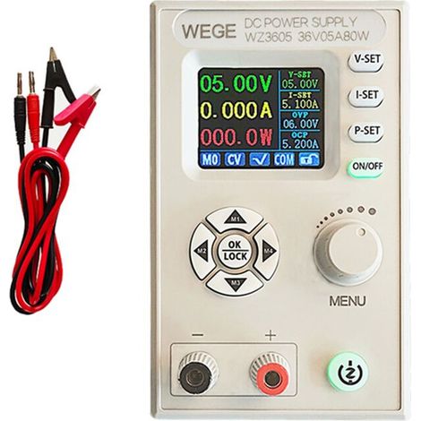 WZ3605 Einstellbares digitales Steuerungs-Anti-Flush-Gleichstromnetzteil Buck-Boost-Lastmodul Konstantspannung 36V(A) (1/2)