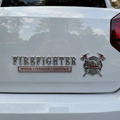 Innovative, cute design, practical style, new firefighter emblem for cars.