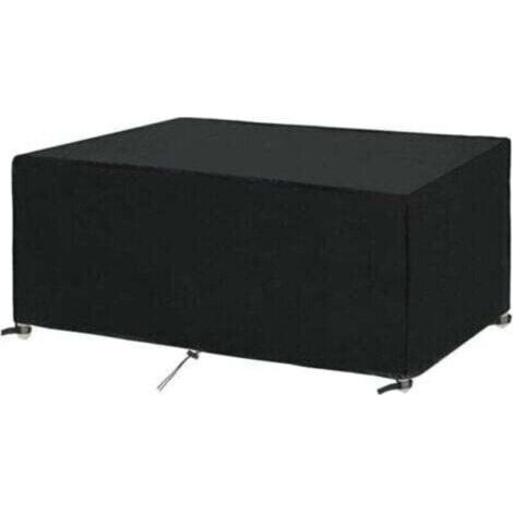 Funda para muebles de jardín de 180x100x75cm. Lona protectora para mesa de jardín y muebles de exterior. Impermeable, resistente al viento, a los rayos UV y al frío.