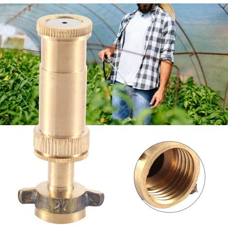 Accessoires pour pulvérisateur à buse unique rétractable en cuivre à trou rond, épaissie, pour atomisation et refroidissement. (1/5)