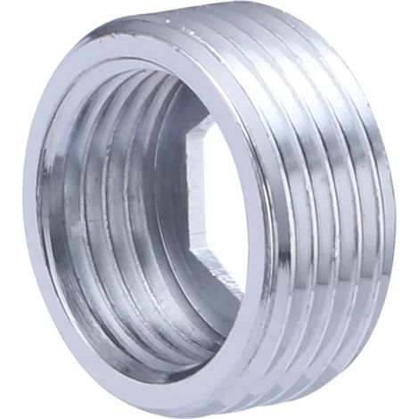 Reducción Hexagonal Interior Cromada QUICK PLOMBERIE - M 3/4 - H 1/2