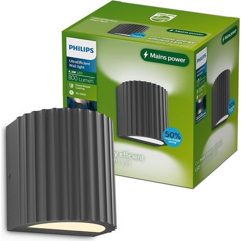 Applique extérieure LED Zyre anthracite 4,3 W