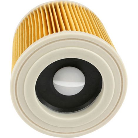 Deux filtres pour aspirateur, compatibles avec Kärcher WD2, WD3, MV3, MV2, A2004, A2054, A2204 et A2656. (1/3)
