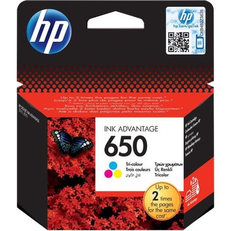 Encre couleur HP 650 (1/2)