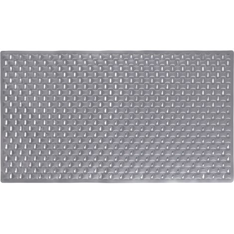 Alfombra antideslizante para ba帽era AWD INTERIOR 1859 gris 70,5 x 39 cm TPE (1/4)