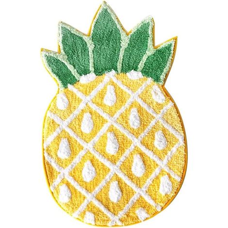 1 couverture (tapis de sol en microfibre motif ananas 50x80cm) (1/5)