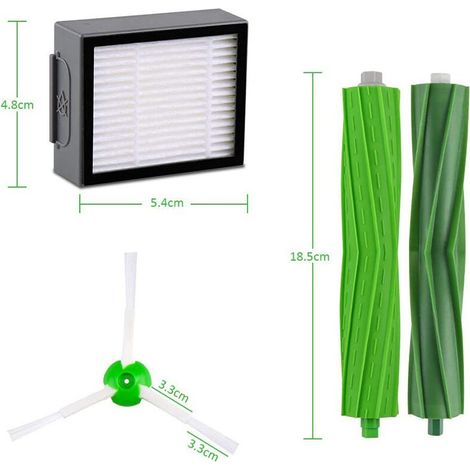 Compatible avec les accessoires d'aspirateur robot irobot Roomba i3/i3+/i4/i7/i7+/E5/E6/E7