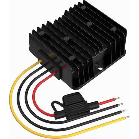 Abaisseur de Tension 24V à 12V, Transformateur 24v 12v réducteur de Tension 30A 360W avec Fusible étanche, Transformateur de Tension pour Chariot de Golf LED Bateau de Véhicule de Camion à Moteur (1/5)
