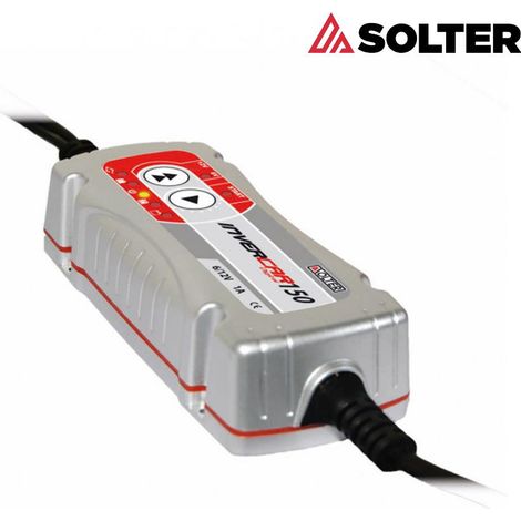 Invercar 150 6 / 12v 1a intelligentes Ladegerät (Autos und Motorräder) SOLTER