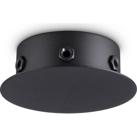 Rosone Magnetico All In Metallo Nero 6 Luci