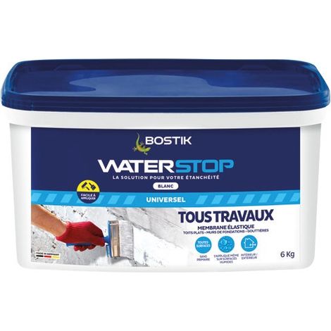 Waterstop Weiß Eimer à 6 kg - Bostik