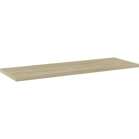 Ripiani Armadio per Libri per Libreria 4 pz Rovere Sonoma 60x20x1,5cm Multistrato (1/5)