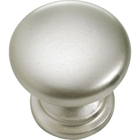 Hettich Möbelknopf Kunststoff silber Ø 25,0 mm - 1 Stück Möbelgriff