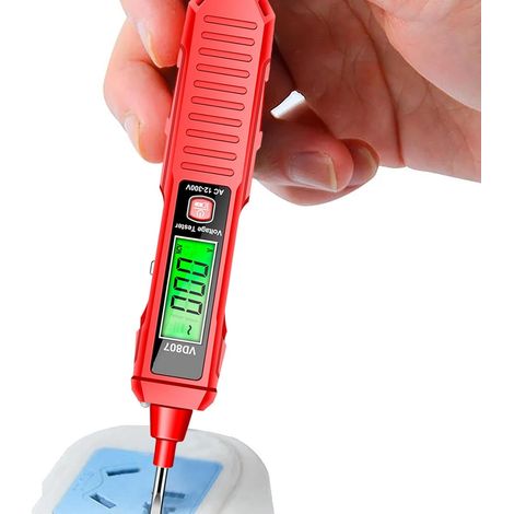 Comprobador de voltaje, comprobador de circuitos con indicador LED (1/5)