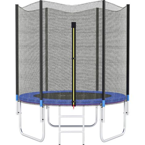 Trampoline d'extérieur avec filet de sécurité Ø180 cm pour enfants et adultes, idéal pour l'entraînement à domicile et le maintien de votre forme physique au quotidien (1/5)