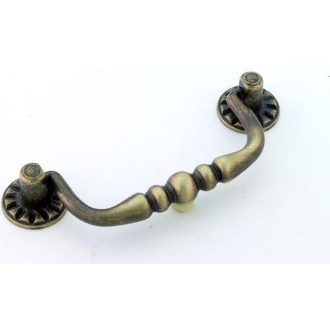 Poignée de meuble zamak 320-Z entraxe 96 mm vieux bronze - BROS