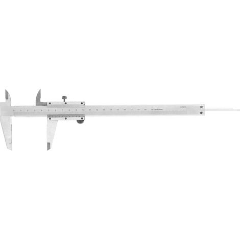 FTVOGUE Calibro a corsoio in acciaio ad alta resistenza per la misurazione precisa della larghezza dei pezzi, 0-200 mm, strumenti di misurazione per manutenzione e decorazione (0-200 mm)