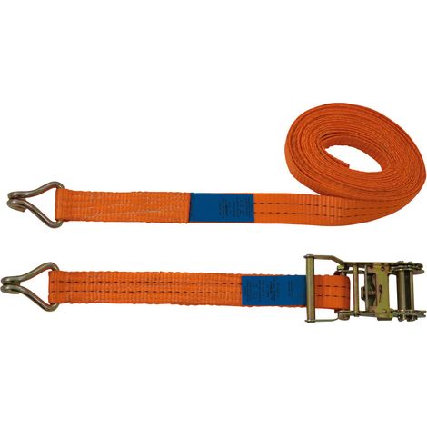 Petex 43192835 Zweiteiliger Spanngurt Zugkraft LC Niederzurren (einzeln/direkt)=1000 daN (L x B) 6 m